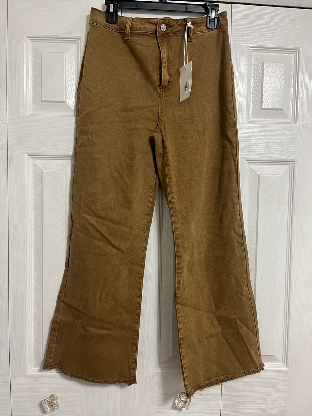 Zenana Outfitters Wide Leg Jeans in Brown